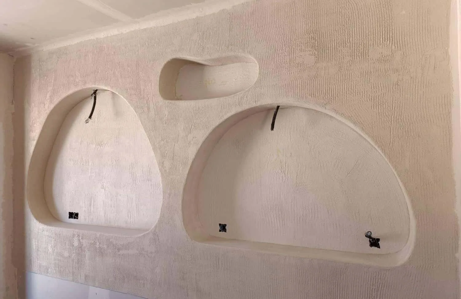 Hornacinas curvas en pared de pladur